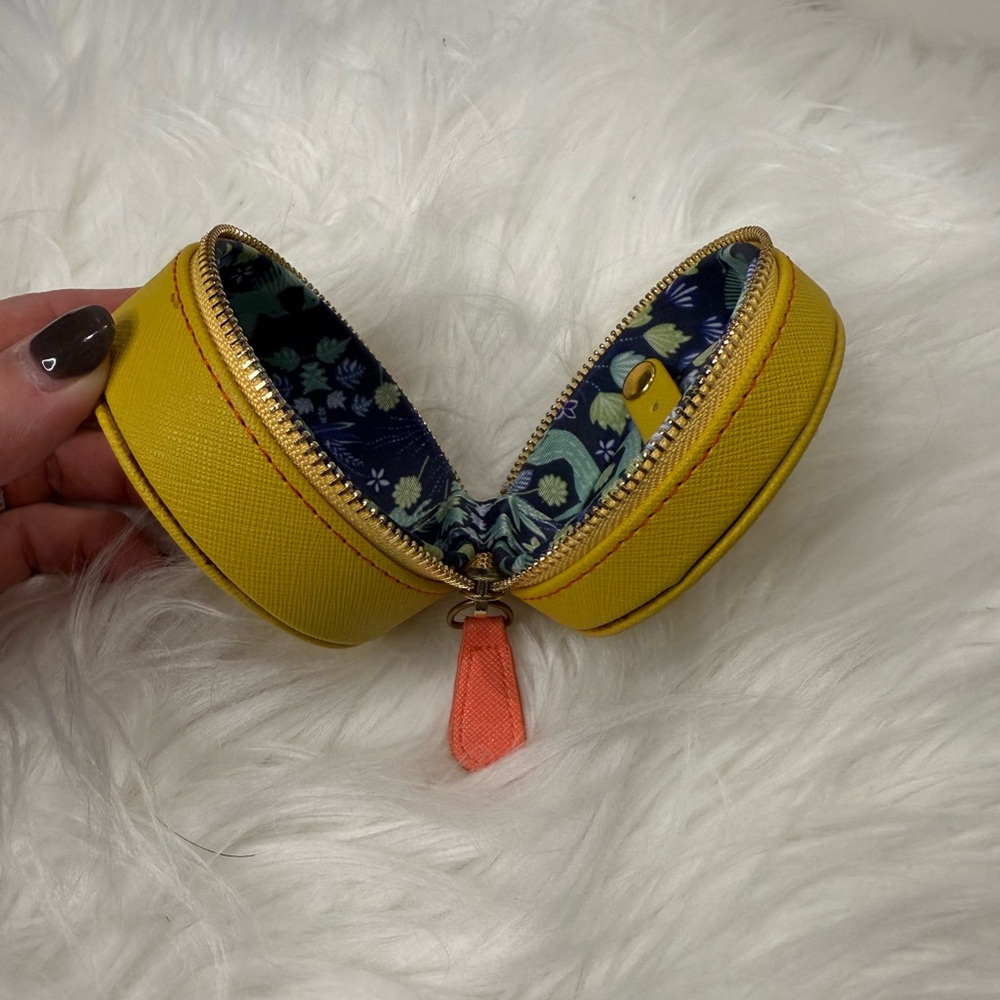 Anthropologie Ondine Catchall Pouch - Mustard Yellow - Picture 10 of 15